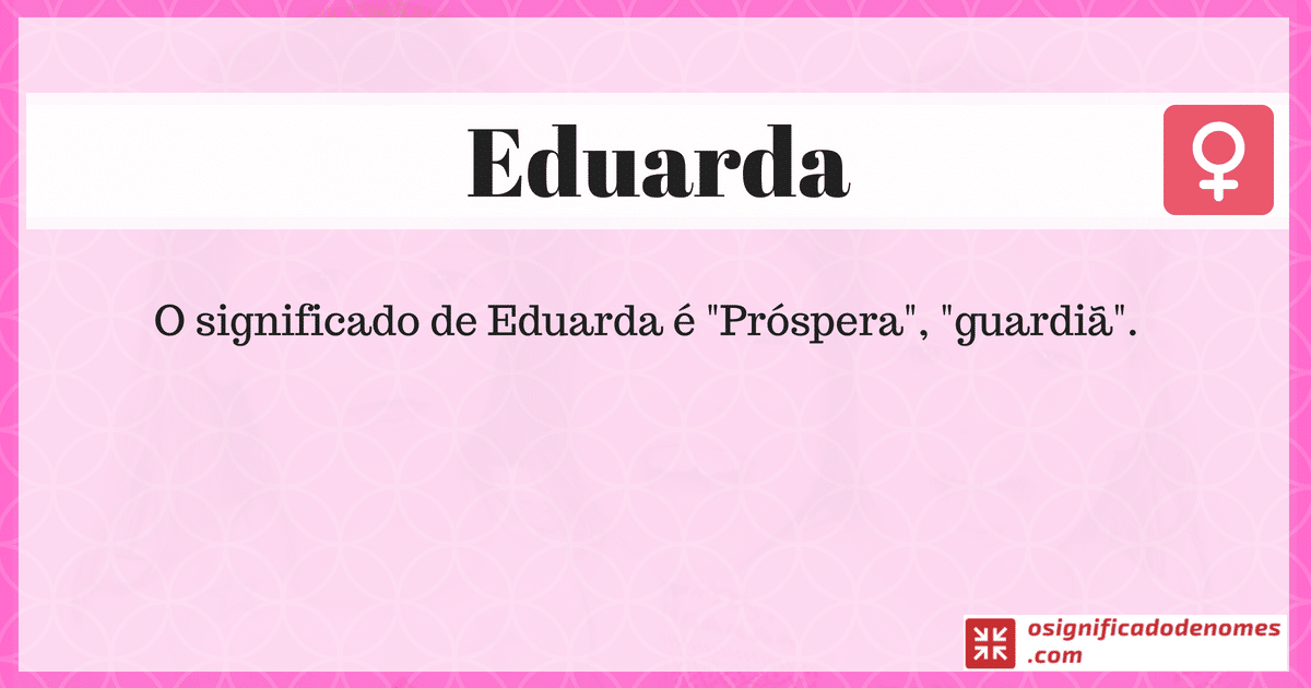 Meaning of Eduarda