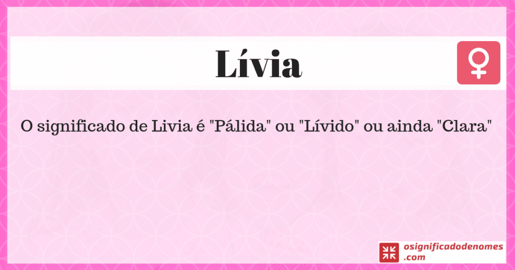 Meaning of Lívia