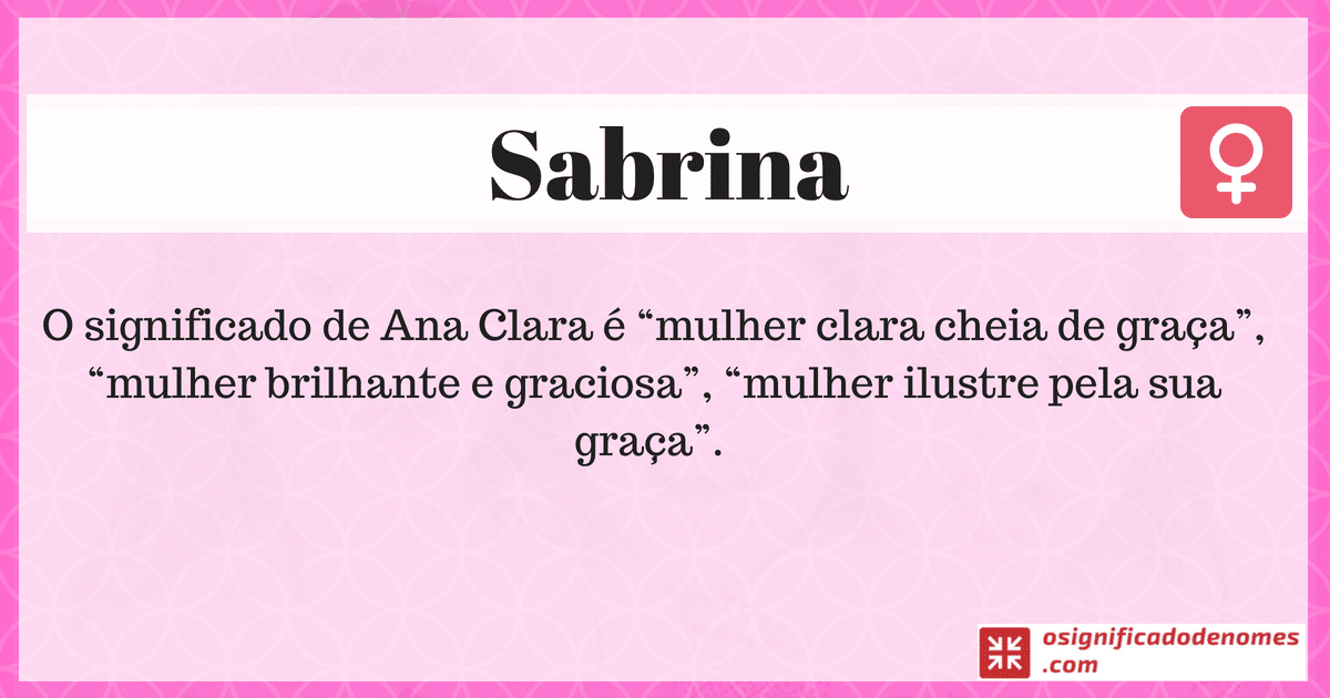 Significado de Sabrina