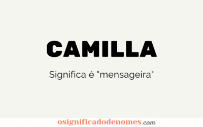 Significado de Camilla