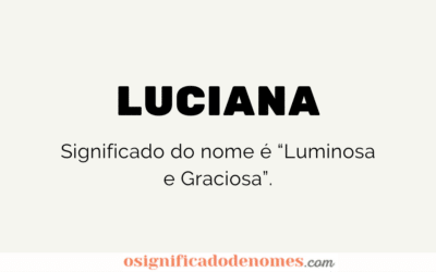 Significado de Luciana