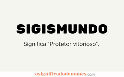 Significado de Sigismundo