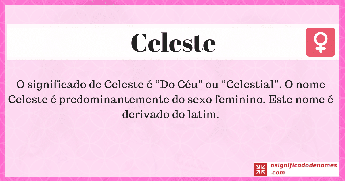 Significado de Celeste