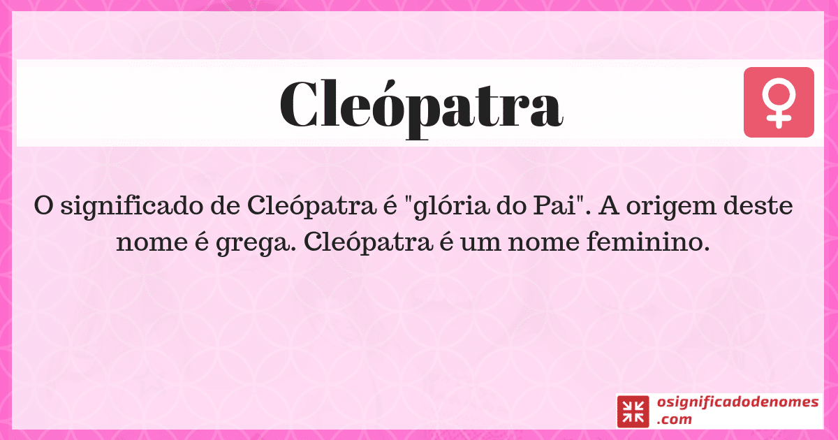 Significado de Cleópatra