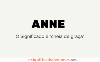 Significado de Anne