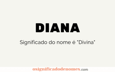 Significado de Diana