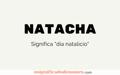 Significado de Natacha