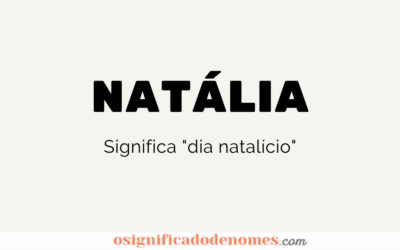 Significado de Natália