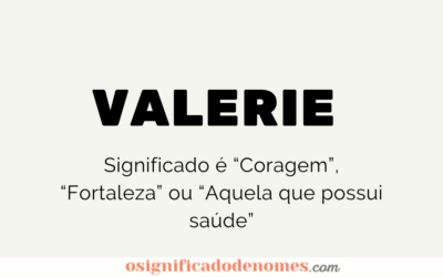 Significa de Valerie