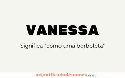 Meaning of Vanessa