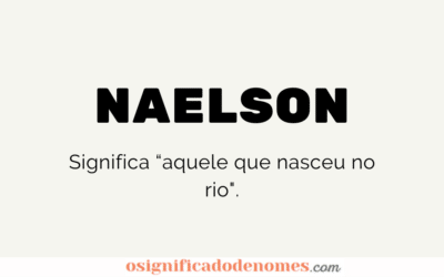 Significado de Naelson