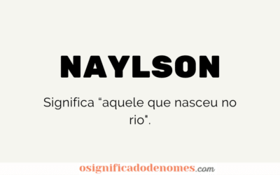 Significado de Naylson