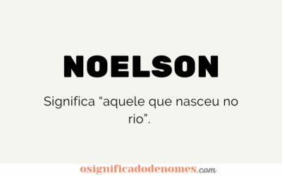 Significado de Noelson