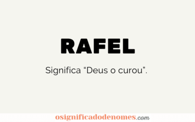 Significado de Rafel