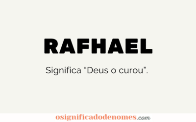 Significado de Rafhael