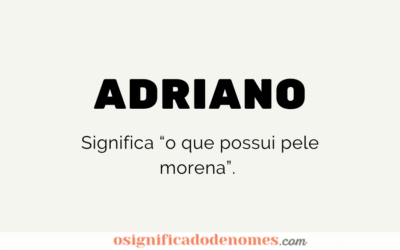 Significado de Adriano