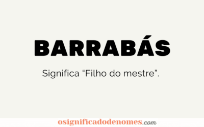 Significado de Barrabás