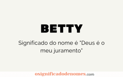 Significado de Betty