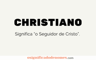 Significado de Christiano