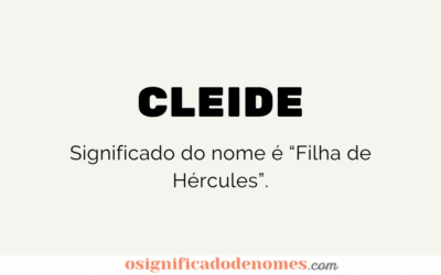 Significado de Cleide