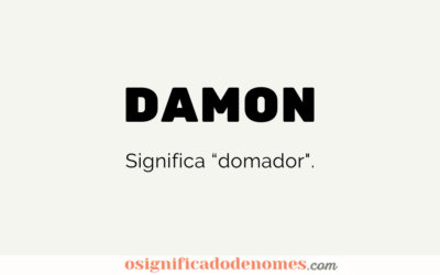 Significado de Damon