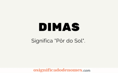 Significado de Dimas