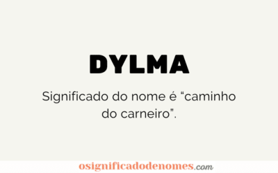 Significado de Dylma