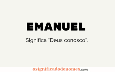 Significado de Emanuel