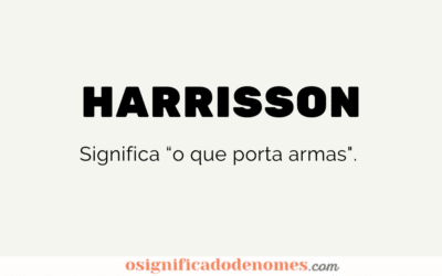Significado de Harrisson