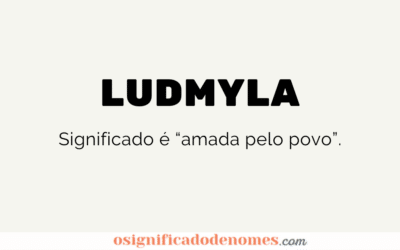Significado de Ludmyla