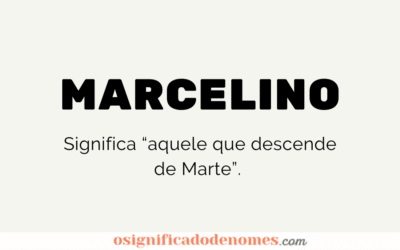 Significado de Marcelino