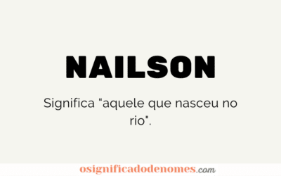 Significado de Nailson