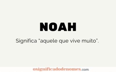 Significado de Noah