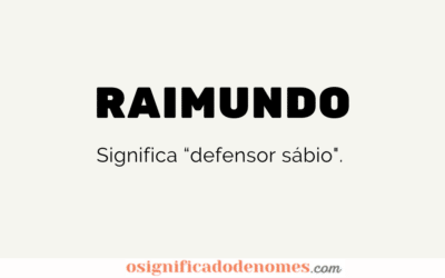 Significado de Raimundo