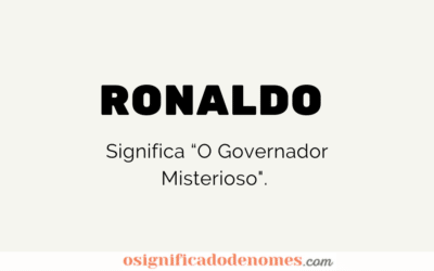 Significado de Ronaldo