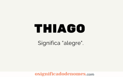 Significado de Thiago