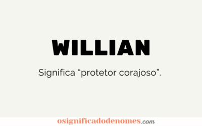 Significado de Willian