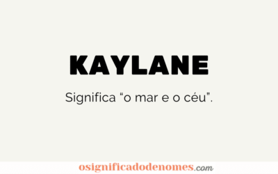Significado de Kaylane