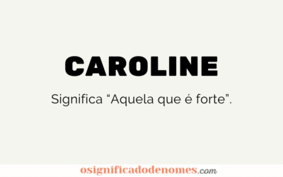 Significado de Caroline